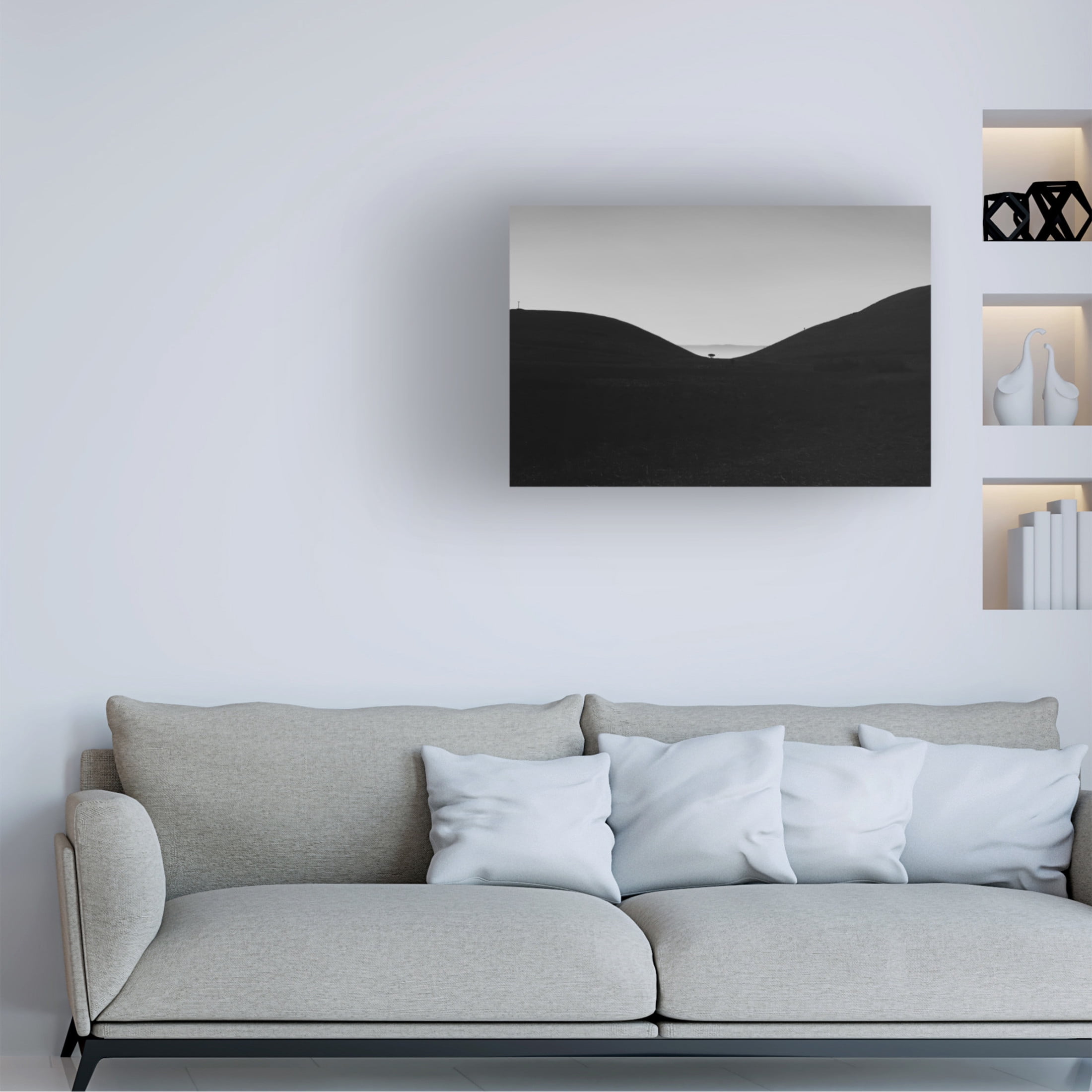 Trademark Fine Art Yi Liu Coyote Hills Sunset Canvas Wall Art