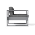 thumbnail image 4 of Anderson Teak Lucca Contemporary Aluminum Armchair in Gray Finish, 4 of 6