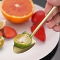 thumbnail image 6 of 1Pcs Stainless Steel Shovel Spoon Ice Cream Spoons Reusable Cute Dessert Tea Spoon Stirring Scoop for Sundaes Coffee Home Kitchen Bar Party, 6X1In, Gold1, 6 of 6