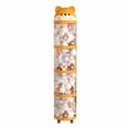 thumbnail image 2 of 2/3/4 Tier Stuffed Animal Storage Rack, Portable Large Stuffed Storage Tube, Large Stuffed Organizer, Plush Doll Organizer, Storage Tube with Wheels, 2 of 3