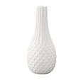 thumbnail image 7 of Katlynne Ceramic Engraved White Vases, 7 of 7