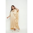 thumbnail image 4 of Oussum Plus Size Embroidered Kaftan Dresses for Women Long Solid Caftan Dress, 4 of 8