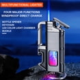thumbnail image 3 of Taicans USB Rechargeable Plasma Arc Lighter,360° Rotatable Windproof Electric Lighter with Flameless Technology for Camping,BBQ,Grill & Outdoor Use (9.84x1.1in), 3 of 9