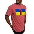 thumbnail image 4 of CafePress - Ukrainian Flag With Fist T Shirt - Mens Comfort Colors Shirt, 4 of 5