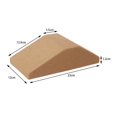 thumbnail image 3 of serony Cork Squat Wedge Yoga Block Yoga Prop Accessory for Pilates Stretching 2 Piieces with bag, 3 of 5