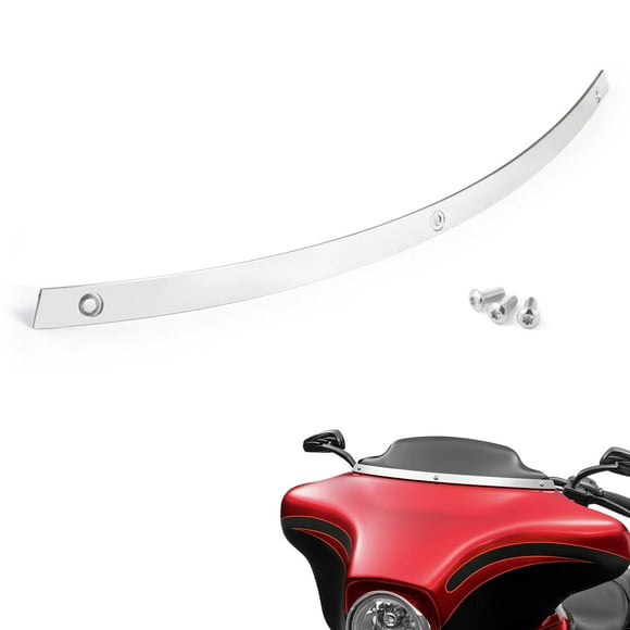 Polished Windshield Trim for Harley Street Glide Electra Glide 1996-2013