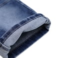 thumbnail image 5 of BRGZLK Bermuda Shorts for Women Summer 2026 Solid Color High Waisted Classic Tummy Control Stretchy Casual Straight-Leg Denim Jorts with Pockets Blue XL, 5 of 9