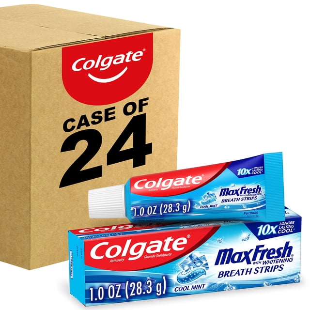 Pasta de dientes Colgate Max Fresh Travel Size Cool Mint 20 ml x 24