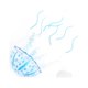 thumbnail image 4 of Acuario de silicona brillante medusas pecera flotador paisajismo ornamento decoración tamaño pequeño, azul, 4 of 12