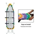 thumbnail image 4 of HELLHERO Tie dye Iron Cover for Ironing Board, Scorch Resistant Ironing Board Cover with Elasticized Edges, Fits Standard 54" x 15" Inch Boards, 4 of 5