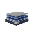 thumbnail image 3 of Navy Blue Full Size Cooling Gel Foam Mattress with Advanced Temperature Regulation for Deeper Sleep, 3 of 5