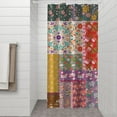 thumbnail image 2 of Pioneer Flower Floral Print Pattern Shower Curtain 36"x72" ,Bathroom Decorative Shower Curtains Set with 12 Hooks,Modern Waterproof Washable Shower Curtain, 2 of 6