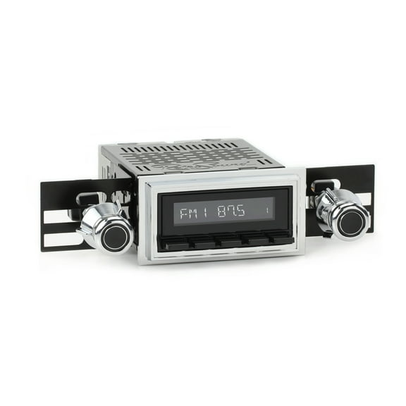 RetroRadio Compatible with 1968-79 Ford F-Series Truck with AM Factory Radio Features Include Bluetooth, HD, SiriusXM Ready, AM/FM LB-M4-126-55-75F7