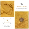 thumbnail image 6 of 100% Pure Linen Duvet Cover with Button Closure and Corner Ties Soft & Breathable - Yellow Full/Queen, 6 of 7
