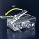 thumbnail image 5 of Conector de paso RJ45 Cat6, paquete de 50 unidades ZoeRax, 5 of 8