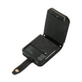 thumbnail image 6 of Decase for Samsung Galaxy Z Flip 4 5G Wallet Case (2022 Release), Shockproof PU Leather Zipper Purse with Crossbody Wristlet Strap Card Holder Cover for Galaxy Z Flip 4, Black, 6 of 10