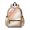 Pink and Gold Marble Pattern-1, variant on Purple and Gold Marble Pattern Cute School Backpack with Padded Back and Adjustable Shoulder Straps 13.4"x11"x4.7"