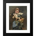 thumbnail image 2 of Daniel Hernández Morillo 11x14 Black Modern Framed Museum Art Print Titled - Girl with Duck (The Duck Girl) (1887), 2 of 5