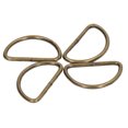 thumbnail image 3 of 100 Uds Anillos en D para Coser Anillos en D de Metal Clásicos para Cinturones de Bricolaje Cinturones de Equipaje Bolsos Mochilas Anillos de Metal de Apariencia Refinada Anggrek Otros, 3 of 8