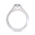 thumbnail image 7 of IGI Certified Lab Grown Diamond Solitaire Engagement Rings for Women, Center 5.5mm Round Cut Bezel Set Anniversary Wedding Rings In 18K Solid White Gold F-G, VS-SI Quality (0.65 Cttw) Ring Size-8, 7 of 7