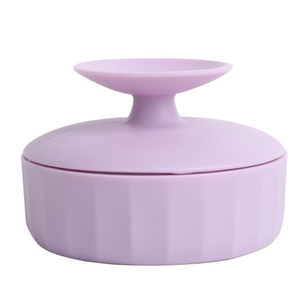 3 en 1 cepillo de maquillaje secador portátil de silicona cepillo de maquillaje caja de limpieza para viajes