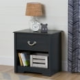 thumbnail image 7 of South Shore Aviron Coastal 1-Drawer Nightstand with Storage, Blueberry, 7 of 7
