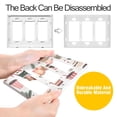 thumbnail image 4 of Yayeee Rocker Switch Wall Plate 2-Gang 4.7"x4.6" Home Decorative Outlet Cover, Christmas Cups, 4 of 6