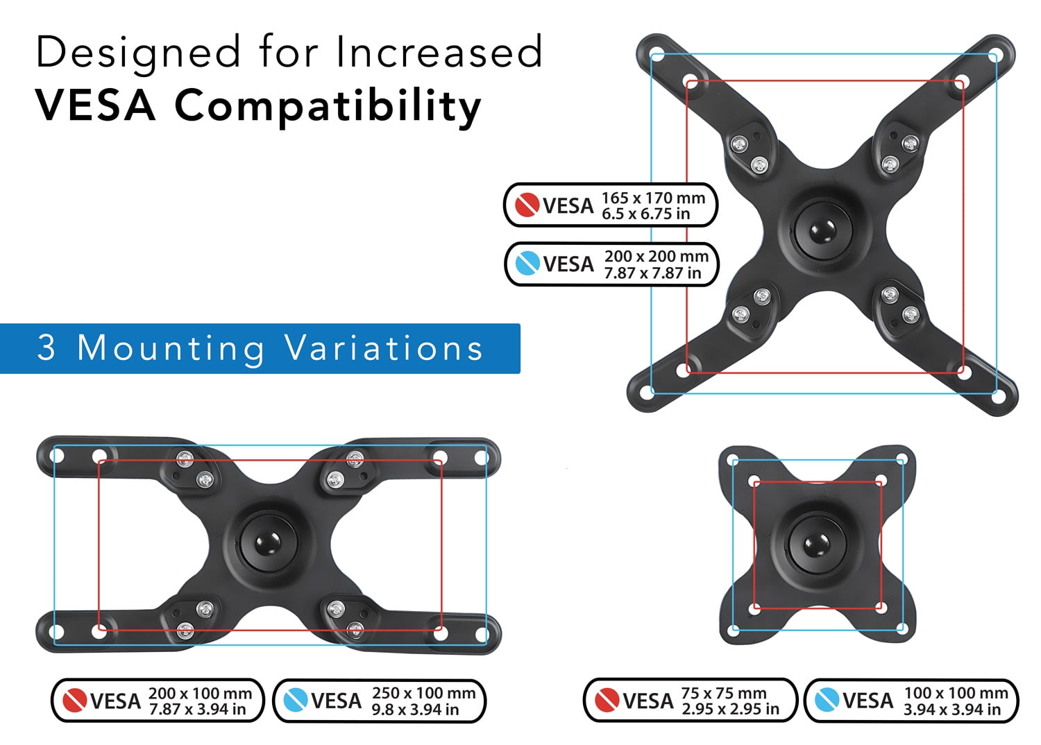 Mount-It! Full Motion TV Wall Mount, 15" Extension,  Fits 17"-47" TVs, Capacity 33 lbs., Single Stud Installation
