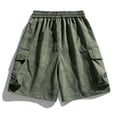 thumbnail image 4 of QSAWXQZ Men's Summer Cargo Shorts with Pockets Drawstring Elastic Waist Relaxed Casual Bottoms for Hiking 3XL, 4 of 4