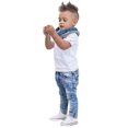 thumbnail image 3 of Odeerbi Baby Boys Clothes Baby Outfits Shirts SetsSet Kids Boys Short Sleeve T-Shirt Tops+Scarf+Trousers, 3 of 9