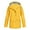 Yellow, variant on Plus Size Women's Hooded Wind Jacket Climbing Coat Waterproof Rain Coat Tops