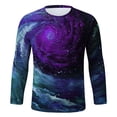 thumbnail image 4 of T Shirts for Men 3D Printed Galaxy Solar System Planets Nebula Shirt Funny Graphic Blouse Tee Tops Galaxy Solar System Planets Regular Fit, 4 of 6