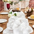 thumbnail image 3 of White Chiffon Table Runner Wedding Decoration Bridal Baby Shower Birthday Party Christmas Thanksgiving Halloween Events Supplies, 3 of 7