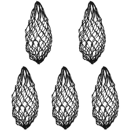 5 Pcs Nylon Mesh Bag Vegetable Feeding Terrarium Stuffed Animals Woven Storage Pouch Horse Bucket Travel Poultry Hanging Feeder