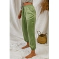 thumbnail image 1 of ABPHQTO Joggers casuales con bolsillo con cordón verde de mujer, 1 of 5