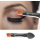 thumbnail image 3 of Eye Make Up Brush Double Headed Eye Shadow Brush Black Eyeshadow Applicator Sponge Eyeshade Tool For Concealer Powder Cream Blush Makeupblack20 Pcs, 3 of 5