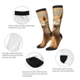 thumbnail image 3 of Naloa Rainbow White Horse Thigh High Socks Extra Long Stretchy Sock Women Over Knee High Opaque Stocking Daily Wear, 3 of 6
