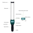 thumbnail image 2 of Moisture Tester,Wheat Barley Dual-rod Lcd Bale Hay Moisture Shutdown Paddy Hay Bale Hay Moisture Meter Moisture Tester Barley Rice Tester Dual-rod Rice Pellet Bale Moisture Paddy Wheat Auto Shutdown, 2 of 7