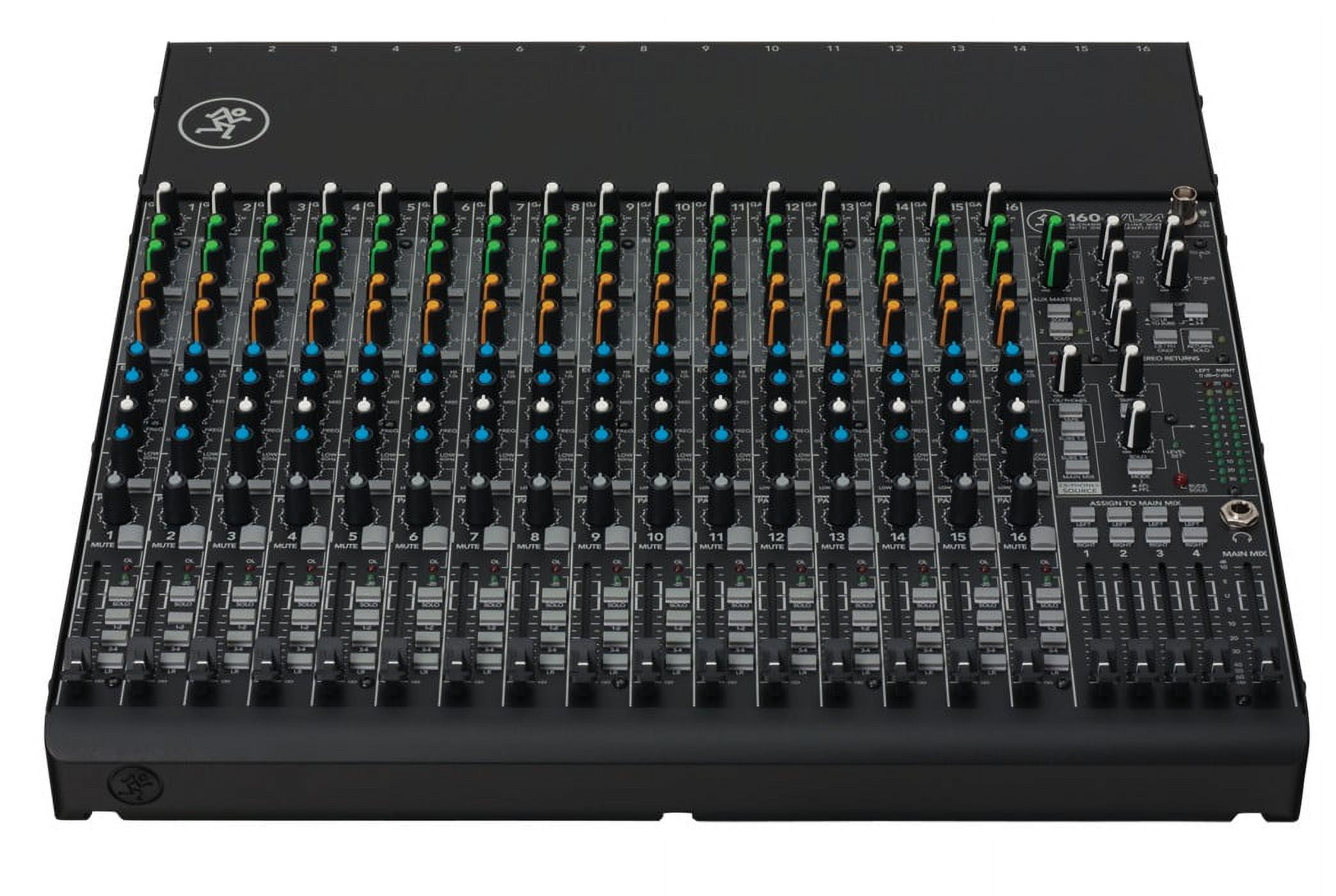 Mackie 1604VLZ4 Mixer 16-Channel Compact Analog w/ 16 ONYX Preamps+Wireless Mics