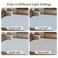 thumbnail image 7 of ODIKA Abstract Diamond Lattice With Simple Modern Line Motif Geometric Flowing Dynamic for King Size Bedroom, Master Suite, Under Bed, Foldable Easy Care, 7 of 7