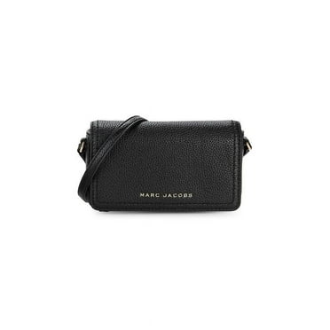 Marc Jacobs H107L01FA21 Mini Leather Crossbody Bag IN BLACK