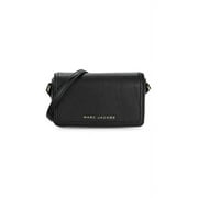 Marc Jacobs H107L01FA21 Mini Leather Crossbody Bag IN BLACK