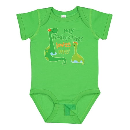 

Inktastic My Godmother Loves Me for Godchild Gift Baby Boy Bodysuit