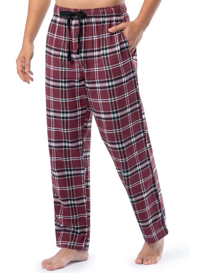 soft red plaid flannel pajamas