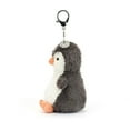 thumbnail image 2 of Jellycat Peanut Penguin Plush Keychain – Black White Soft Plush Bag Charm Accessory for Handbags, Backpacks, Gifts Little Surprises Gifts - Peanut Penguin Bag Charm, 2 of 3