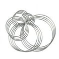 thumbnail image 1 of bukeyi Metal Rings Hoops Steel Craft Silver Rings For Crafts Macrame And Other DIY Projects, 1 of 4