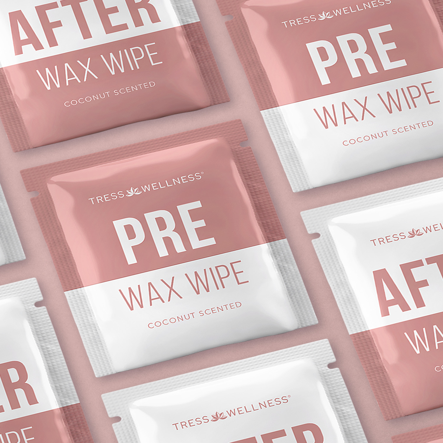 Tress Wellness Hair Removal Waxing Kit for Men & Women with Hard Wax Beads, Pink