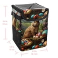 thumbnail image 5 of Easter Mini Trash Can Car Garbage Can Trash Can for Car - Foldable, with Lid, Leak-Proof, Hanging Storage Bag, 5 of 6