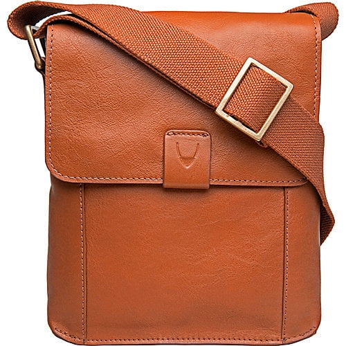 Aiden Small Leather Messenger Crossbody Bag