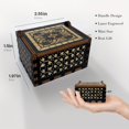 thumbnail image 2 of 1pcs Music Box Gift You Are My Sunshine Music Box, Vintage Hand Crank Wood Engraved Small Personalized Black Musical Box Gift Kids Present Birthday/Christmas/Valentines Day/Mother's Day/Father's Day, 2 of 4